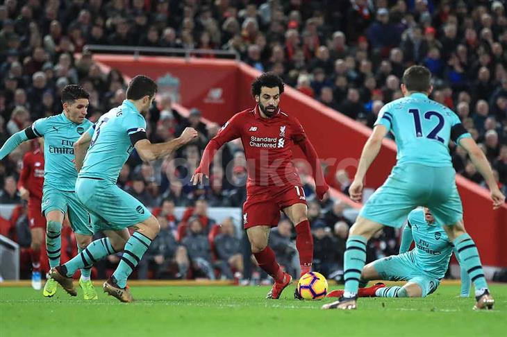 محمد صلاح ليفربول ارسنال